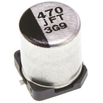 Panasonic コンデンサ 470μF， ，6.3V dc， EEEFTJ471XAP Panasonic(パナソニック)