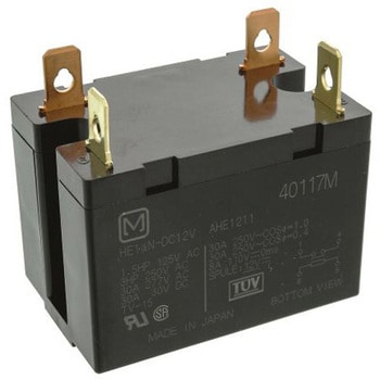 Panasonic パワーリレー 12V dc SPST 基板実装タイプ Panasonic(パナソニック)