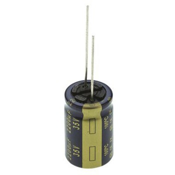Panasonic コンデンサ 2200μF， ，35V dc， EEUFK1V222 Panasonic(パナソニック)