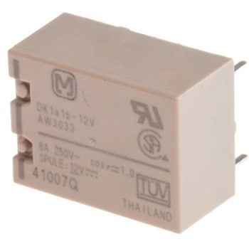 Panasonic パワーリレー 12V dc DPST 基板実装タイプ Panasonic(パナソニック)