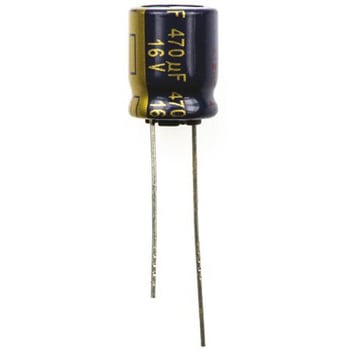 Panasonic コンデンサ 470μF， ，16V dc， EEUFC1C471 Panasonic(パナソニック)