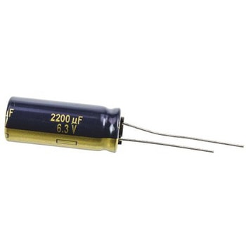 Panasonic コンデンサ 2200μF， ，6.3V dc， EEUFC0J222 Panasonic(パナソニック)