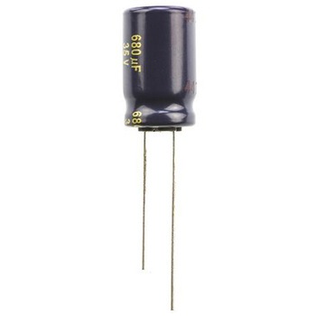 Panasonic コンデンサ 680μF， ，35V dc， EEUFC1V681 Panasonic(パナソニック)