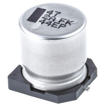 Panasonic コンデンサ 47μF， ，100V dc， EEVFK2A470Q Panasonic(パナソニック)