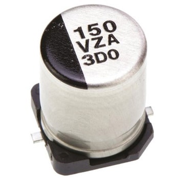 Panasonic ポリマーコンデンサ，ZA，150μF，35V dc，EEHZA1V151P Panasonic(パナソニック)