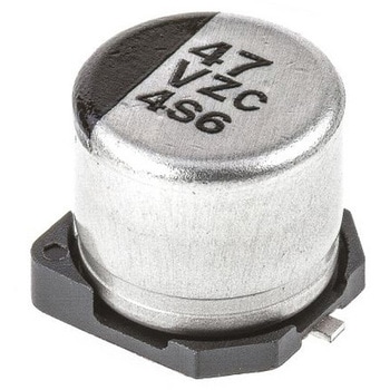 Panasonic ポリマーコンデンサ，ZC，47μF，35V dc，EEHZC1V470P