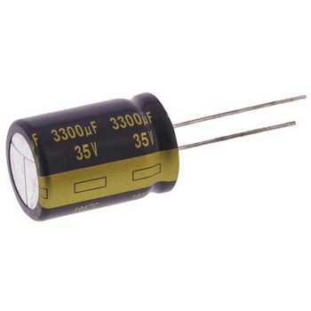 Panasonic コンデンサ 3300μF， ，35V dc， EEUFK1V332S Panasonic(パナソニック)