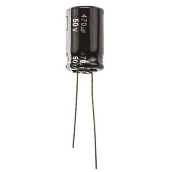 Panasonic コンデンサ 470μF， ，50V dc， EEUEB1H471 - Panasonic(パナソニック)