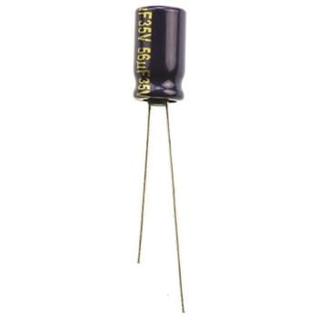 Panasonic コンデンサ 56μF， ，35V dc， EEUFC1V560 Panasonic(パナソニック)