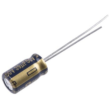 Panasonic コンデンサ 39μF， ，50V dc， EEUFC1H390 Panasonic(パナソニック)