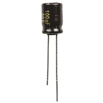 Panasonic コンデンサ 100μF， ，50V dc， EEUFM1H101 Panasonic(パナソニック)