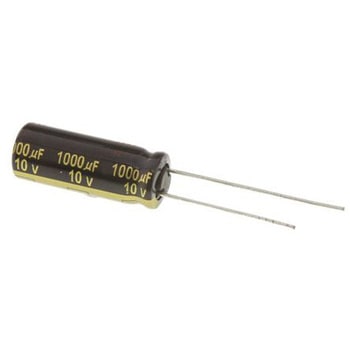 Panasonic コンデンサ 1000μF， ，10V dc， EEUFM1A102L Panasonic(パナソニック)