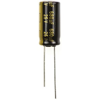 Panasonic コンデンサ 680μF， ，25V dc， EEUFM1E681 Panasonic(パナソニック)