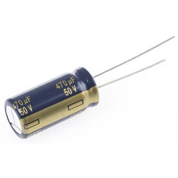 Panasonic コンデンサ 470μF, ,50V dc, EEUFC1H471 Panasonic(パナソニック)