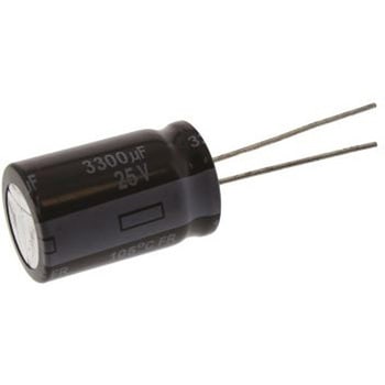 Panasonic コンデンサ 3300μF， ，25V dc， EEUFR1E332 Panasonic(パナソニック)