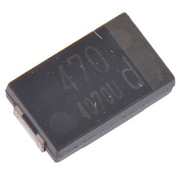 Panasonic ポリマーコンデンサ，SP-CAP SX，470μF，2V dc，EEFSX0D471E4 Panasonic(パナソニック)