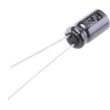 Panasonic コンデンサ 1μF， ，250V dc， ECA2EHG010 Panasonic(パナソニック)
