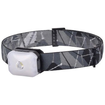 EDヘッドランプ USB充電式 270lm 面発光&スポット点灯 防水IPX4 オーム電機