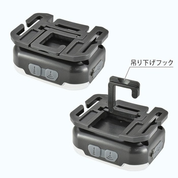 EDヘッドランプ USB充電式 270lm 面発光&スポット点灯 防水IPX4 オーム電機