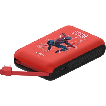 BoostCharge 20W ケーブル内蔵 モバイルバッテリー10000mAh スパイダーマン BELKIN(ベルキン)