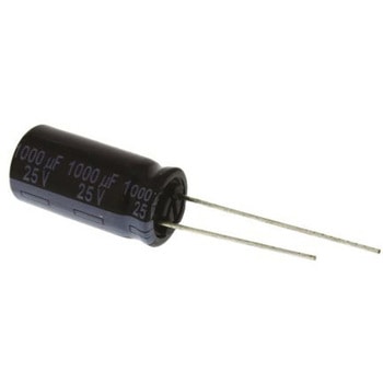 Panasonic コンデンサ 1000μF， ，25V dc， EEUFR1E102 Panasonic(パナソニック)