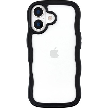 Wavy Case (black) for iPhone 17 ユニケース