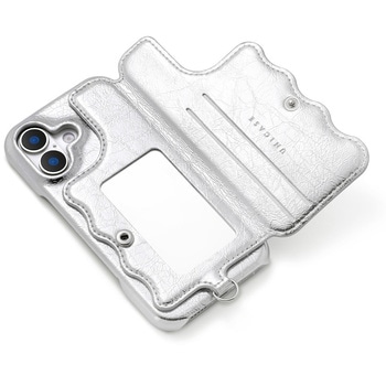 Volume Wavy Puff(silver) for iPhone 17 ユニケース