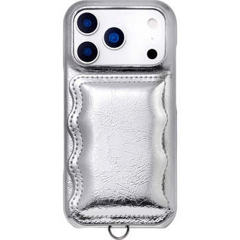 Volume Wavy Puff(silver) for iPhone 17 Pro ユニケース