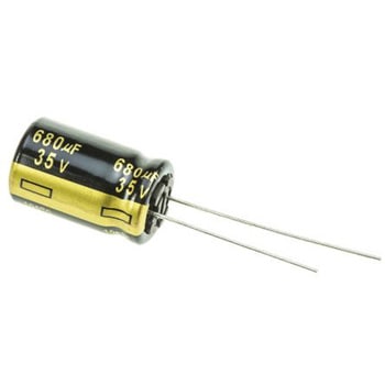 Panasonic コンデンサ 680μF， ，35V dc， EEUFM1V681 Panasonic(パナソニック)