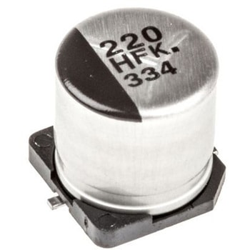 Panasonic コンデンサ 220μF， ，50V dc， EEEFK1H221GP - Panasonic(パナソニック)