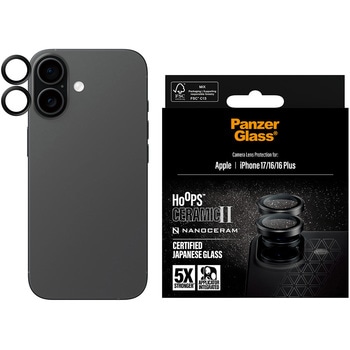 iPhone 17 PanzerGlass Hoops Ceramic II Camera Lens Protector PanzerGlass