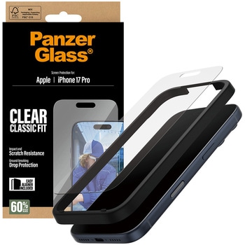 iPhone 17 Pro PanzerGlass Screen Protector Classic Fit 治具付き PanzerGlass