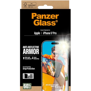 iPhone 17 Pro PanzerGlass Anti-Reflective Armor Screen Protector UWF 治具付き PanzerGlass