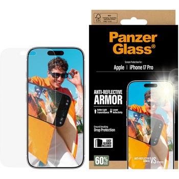 iPhone 17 Pro PanzerGlass Anti-Reflective Armor Screen Protector UWF 治具付き PanzerGlass