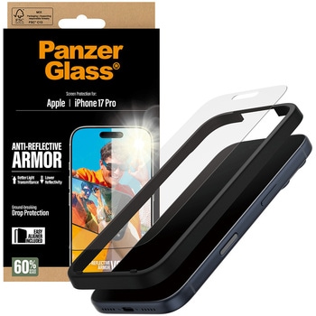 iPhone 17 Pro PanzerGlass Anti-Reflective Armor Screen Protector UWF 治具付き PanzerGlass