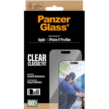 iPhone 17 Pro Max PanzerGlass Screen Protector Classic Fit 治具付き PanzerGlass