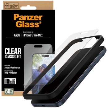 iPhone 17 Pro Max PanzerGlass Screen Protector Classic Fit 治具付き PanzerGlass