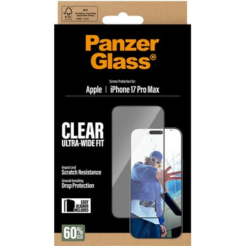 iPhone 17 Pro Max PanzerGlass Screen Protector UWF 治具付き PanzerGlass