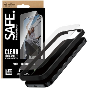 iPhone 17 SAFE. by PanzerGlass Screen Protector UWF 治具付き SAFE