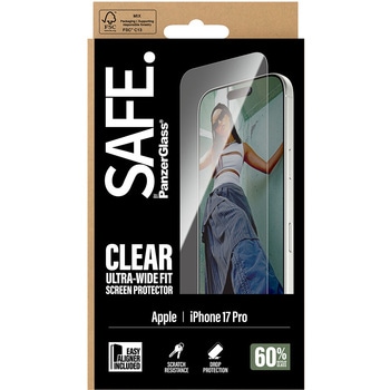 iPhone 17 Pro SAFE. by PanzerGlass Screen Protector UWF 治具付き SAFE
