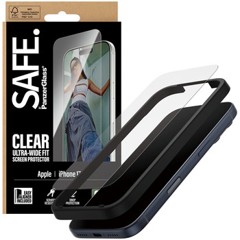 iPhone 17 Pro SAFE. by PanzerGlass Screen Protector UWF 治具付き SAFE