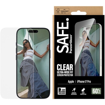 iPhone 17 Pro SAFE. by PanzerGlass Screen Protector UWF 治具付き SAFE