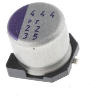 Panasonic ポリマーコンデンサ，SVPF，22μF，35V dc，35SVPF22M Panasonic(パナソニック)