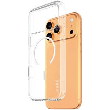 iPhone 17 Pro Max CARE by PanzerGlass Flagship Case Transparent Urban Combat w. White MagSafe - CARE