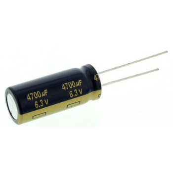 Panasonic コンデンサ 4700μF， ，6.3V dc， EEUFC0J472 Panasonic(パナソニック)