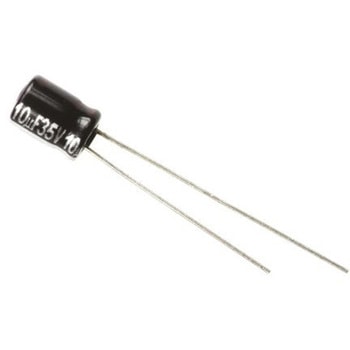 Panasonic コンデンサ 10μF， ，35V dc， EEAGA1V100 Panasonic(パナソニック)