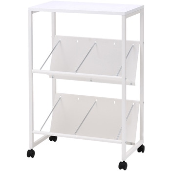 天板付きファイルワゴン2段 林製作所