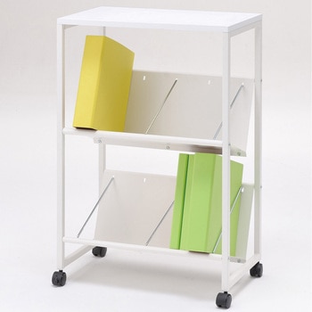 天板付きファイルワゴン2段 林製作所