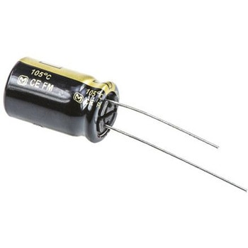 Panasonic コンデンサ 1000μF， ，25V dc， EEUFM1E102 Panasonic(パナソニック)