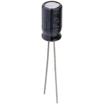 Panasonic コンデンサ 47μF， ，50V dc， EEUFR1H470 - Panasonic(パナソニック)